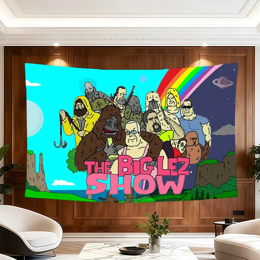 Outdoor Camping Show - Spanduk Dekoratif Kartun The B-Big Lez