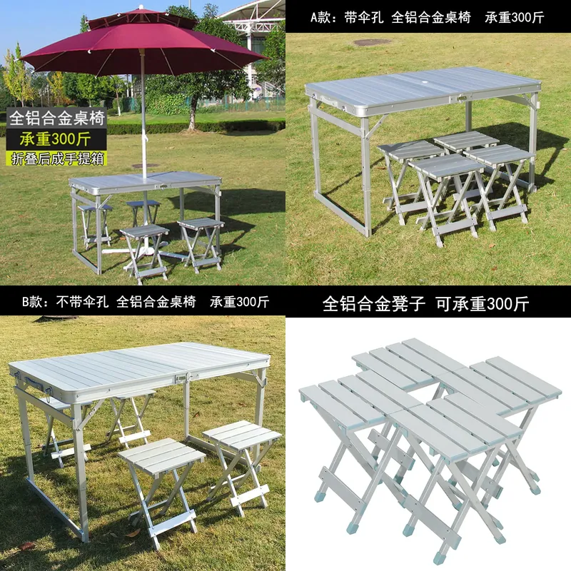 Outdoor Camping Exhibition - Set Meja dan Kursi Lipat Portabel