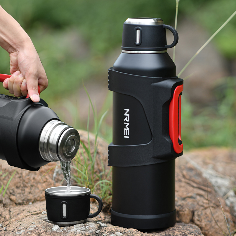 Portable Water Filter - Botol Termos Stainless Steel dengan Saringan
