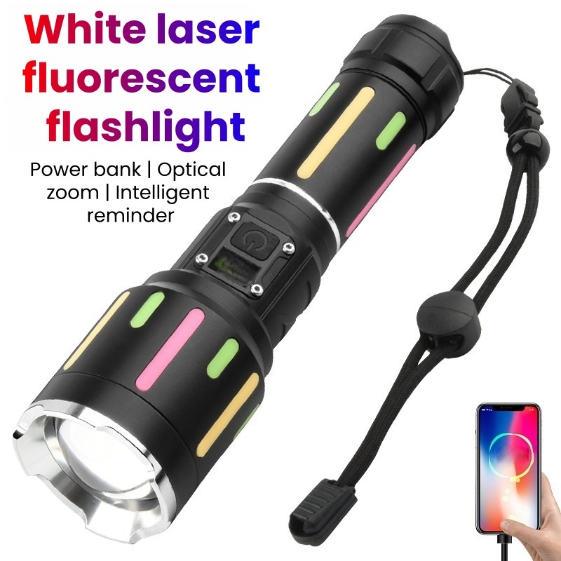 Outdoor Camping Hiking - Senter Fluoresen Cahaya Putih Berdaya Tinggi,