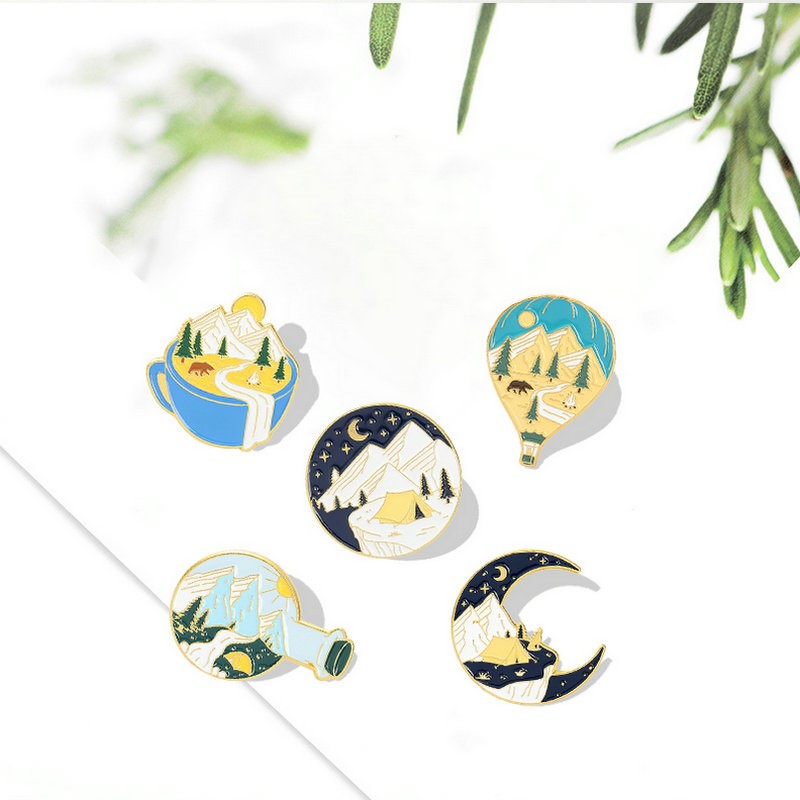 Outdoor Camping For Kids - Berkemah Petualangan Enamel Pin Kustom Luar