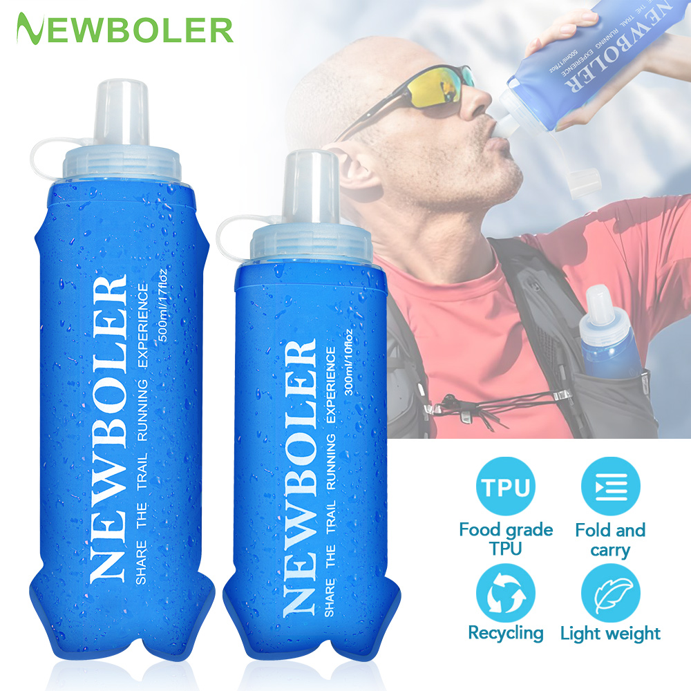 Collapsible Water Bottle - NEWBOLER 300/500ML Botol Air TPU Botol