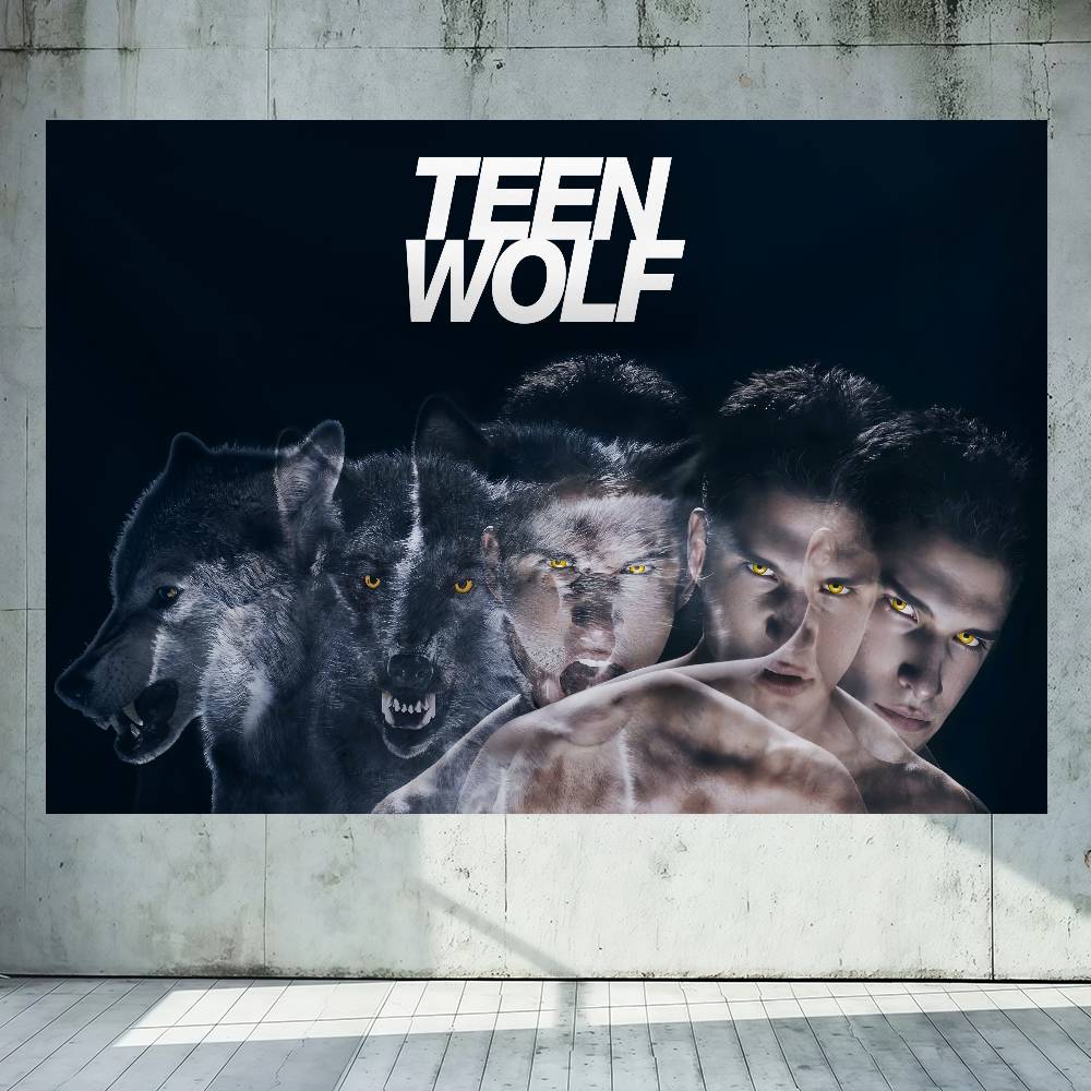 Outdoor Camping Show - Dekorasi Bendera TV Show T-Teen W-Wolf
