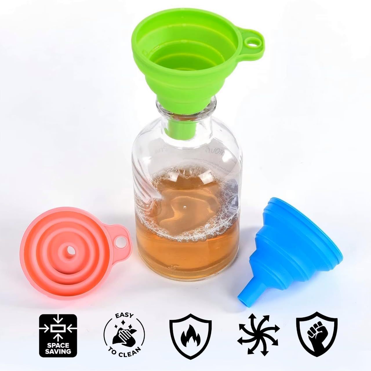 Collapsible Water Bottle - Set Corong Silikon Lipat – Corong