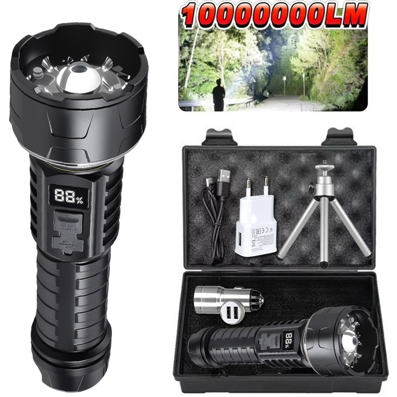 Outdoor Camping Lantern - Senter LED COB Lentera Isi Ulang
