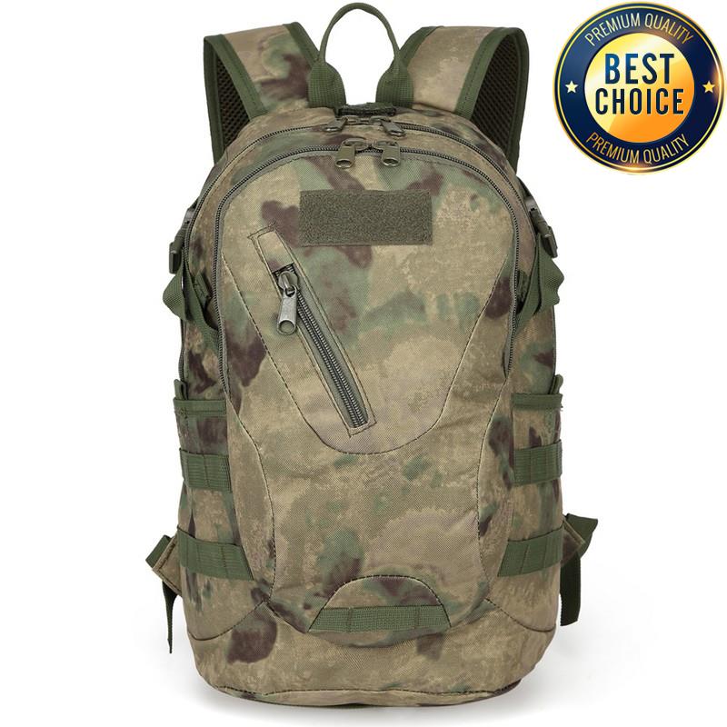 Outdoor Camping Hiking - Tas Ransel Taktis 900D untuk Camping