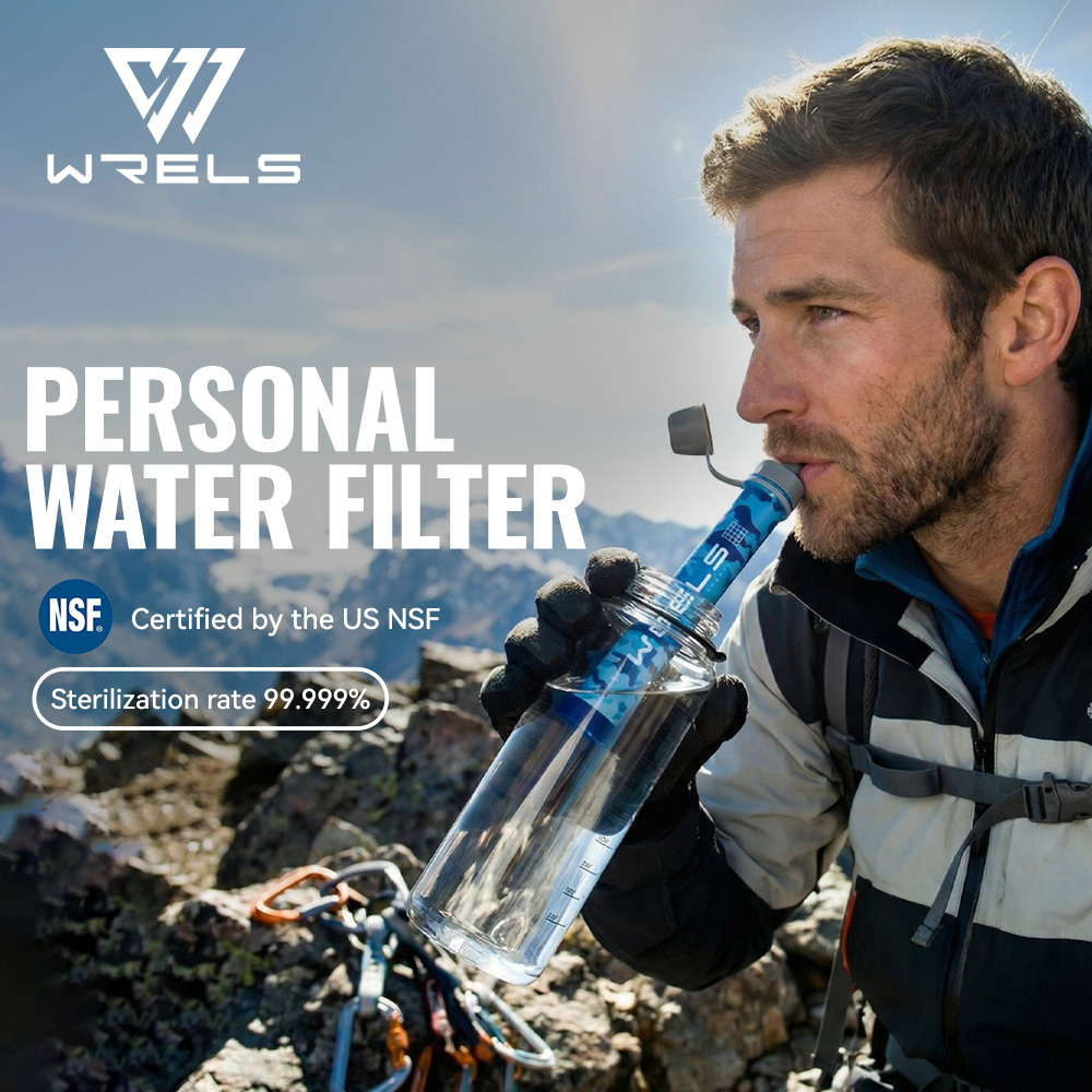 Portable Water Filter - WRELS Set Filter Air Portabel Luar
