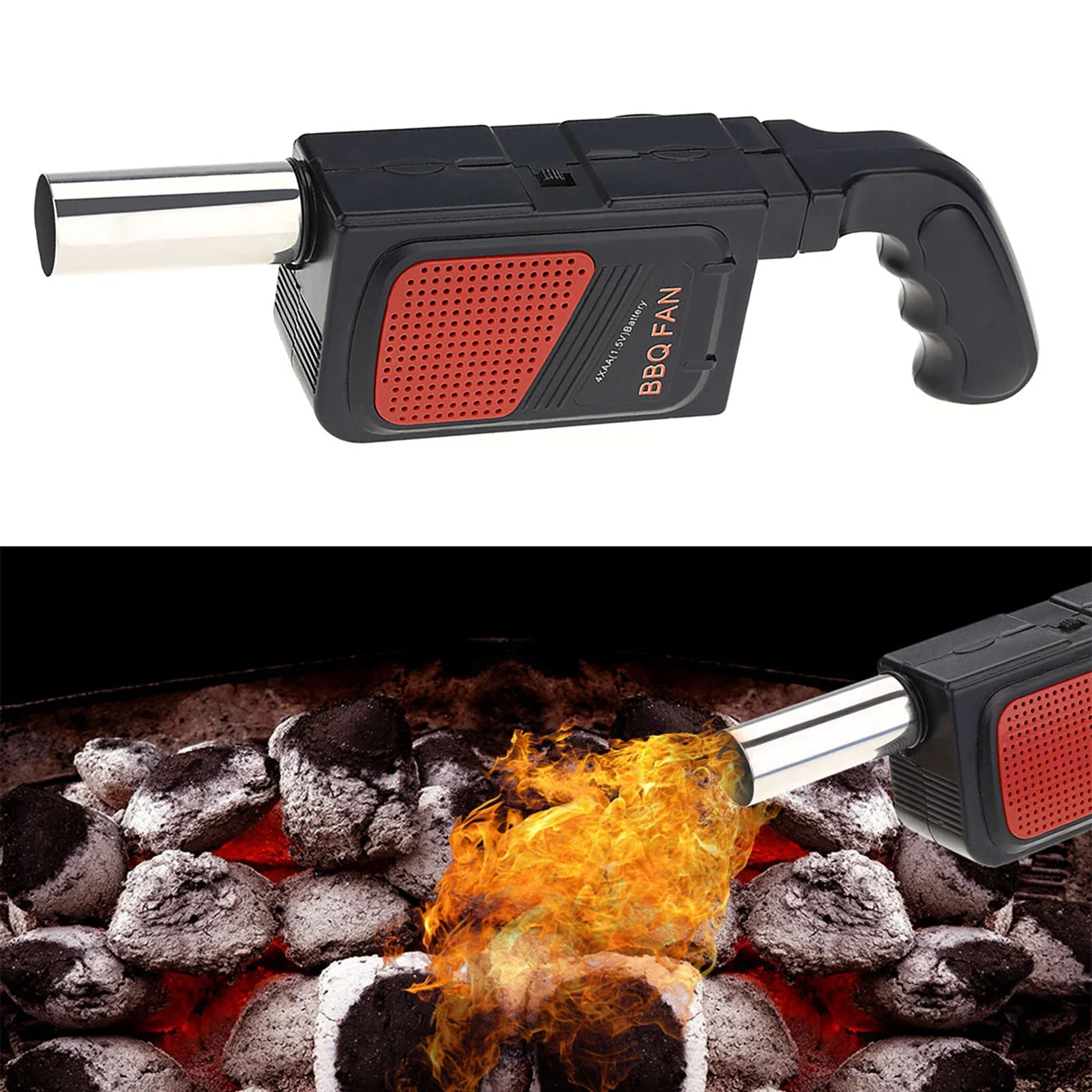 Outdoor Camping Activities - Kipas BBQ Elektrik Genggam Portabel untuk