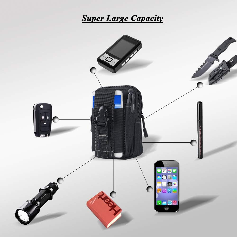 Kantong Sabuk Molle Taktis Tas - Outdoor Camping Hiking ulasan dan harga