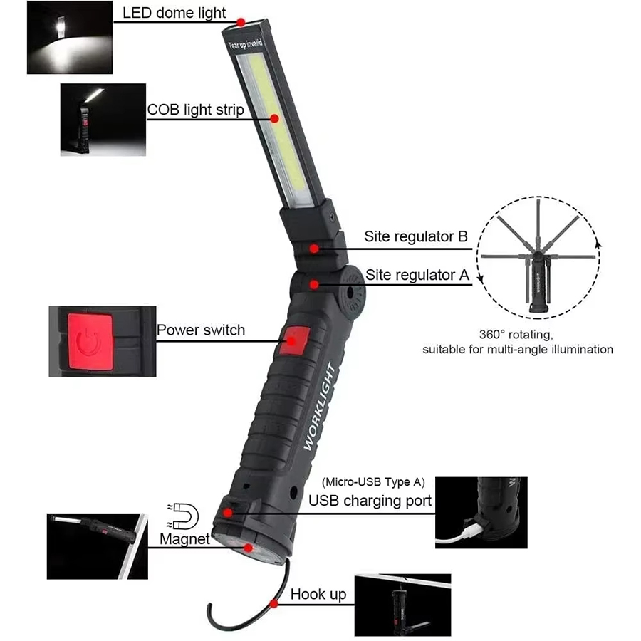 Senter LED Portabel dengan Kai - Outdoor Camping Lantern ulasan dan harga