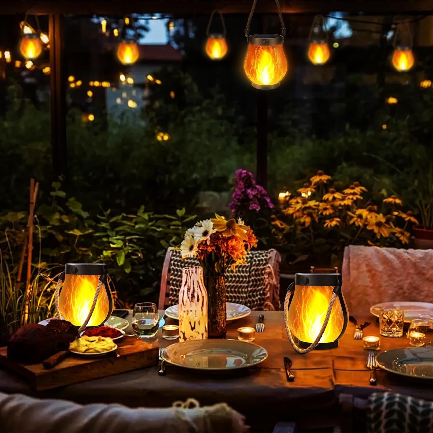 Lampu Tali Api Surya 3D Berked - Camping Solar Lantern ulasan dan harga