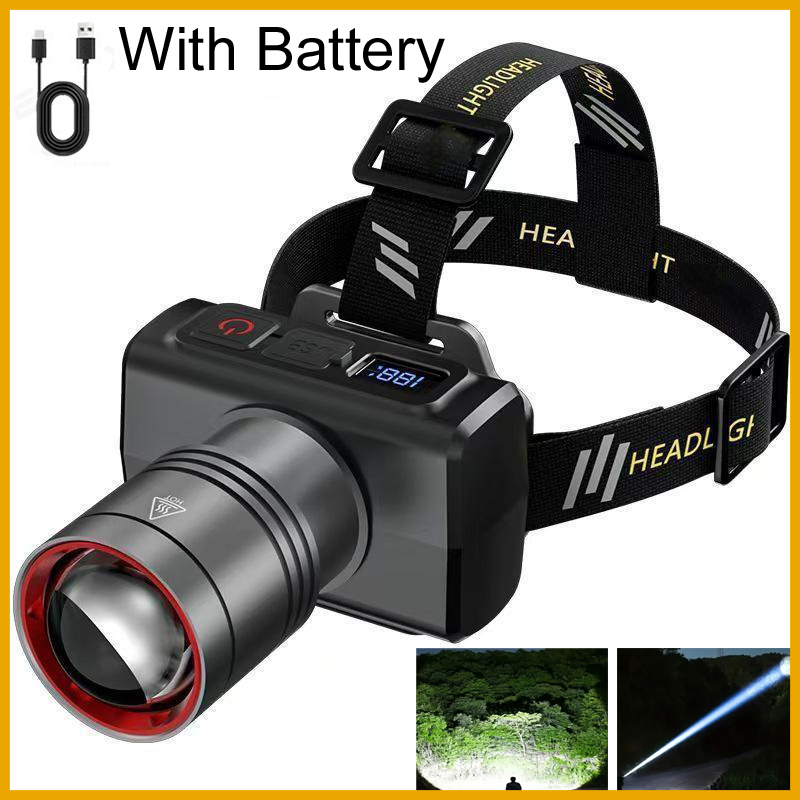 Lampu Kepala LED Digital 2026  - Outdoor Camping Lantern ulasan dan harga