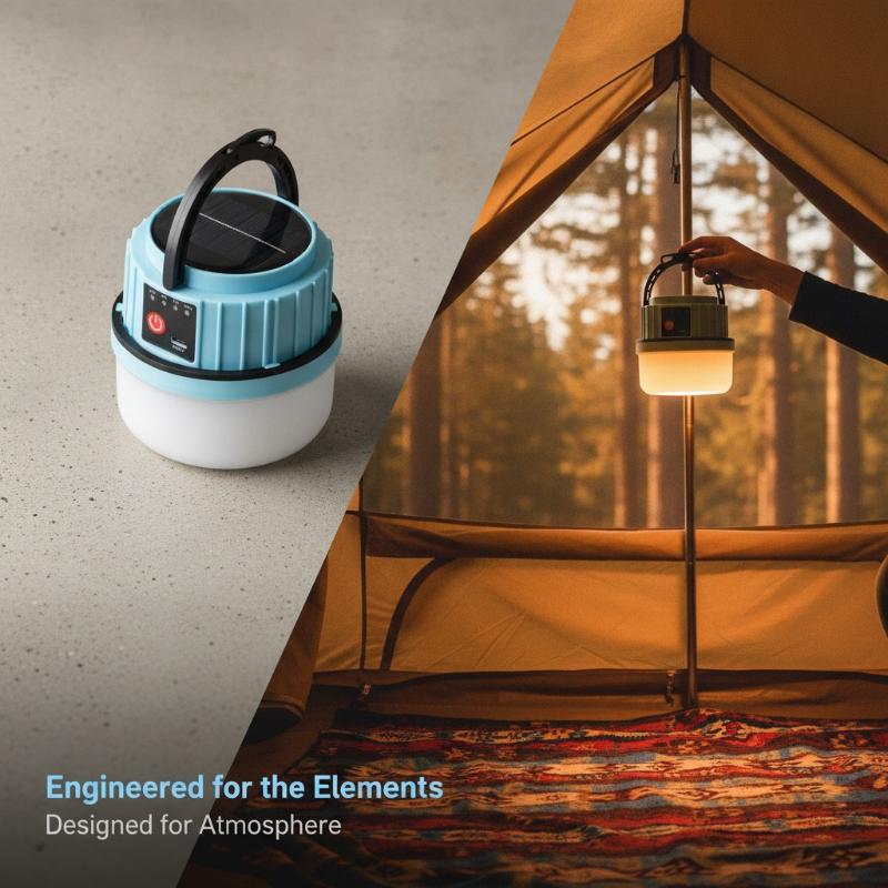 Lampu LED Tenaga Surya Tahan A - Camping Solar Lantern ulasan dan harga