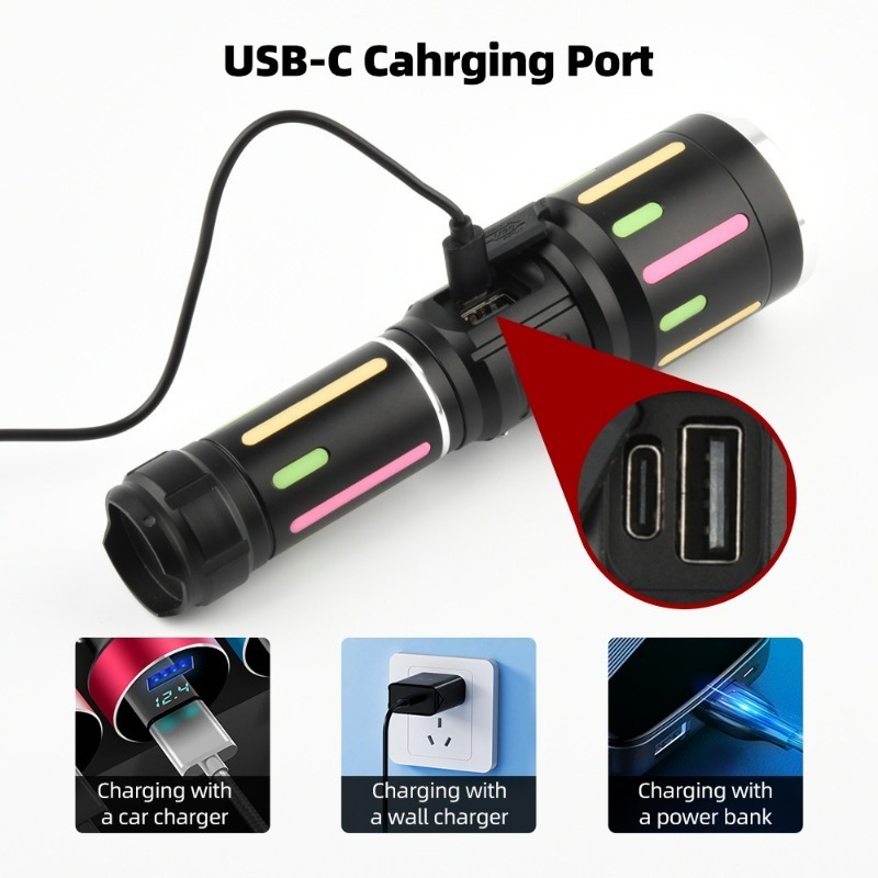 Senter Fluoresen Cahaya Putih  - Outdoor Camping Hiking ulasan dan harga