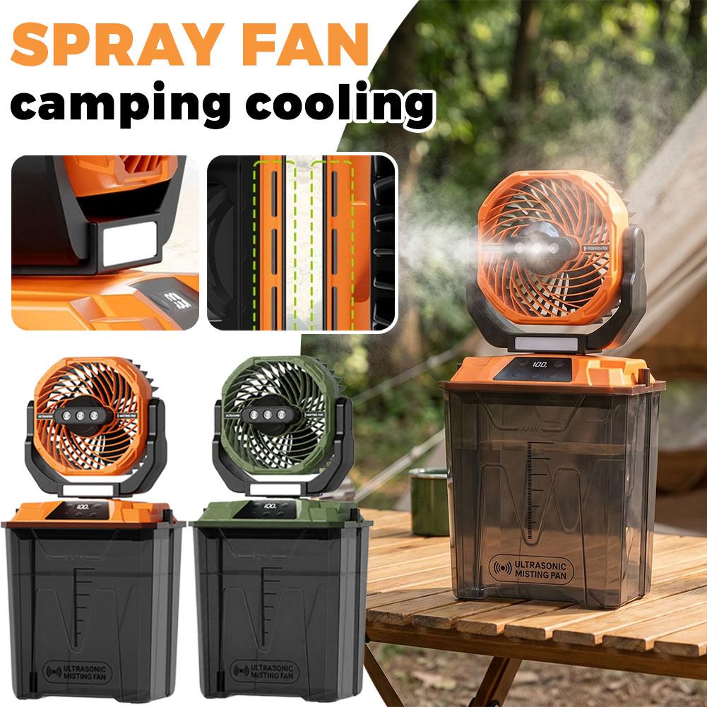 Kipas Angin Outdoor Baru denga - Outdoor Camping Misting Fan ulasan dan harga