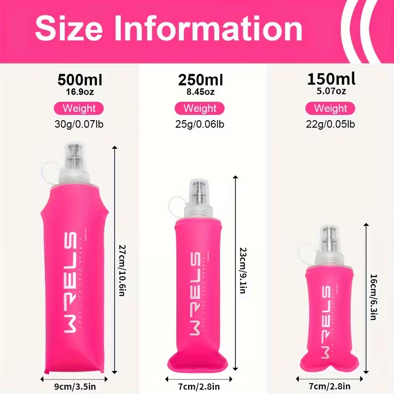 WRELS Botol Air Lipat TPU Beba - Collapsible Water Bottle ulasan dan harga