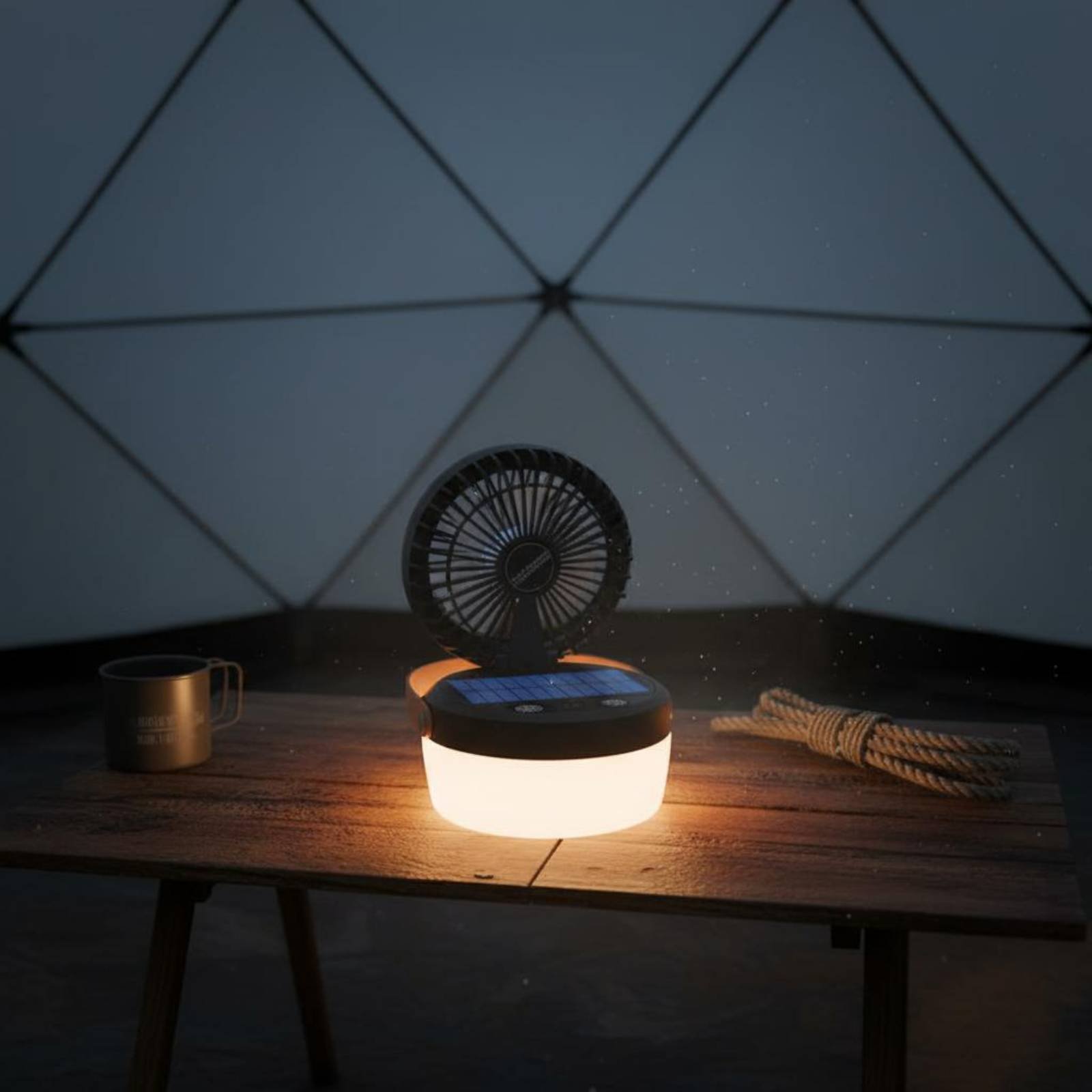 Lampu Kipas Tenaga Surya untuk - Camping Solar Lantern ulasan dan harga