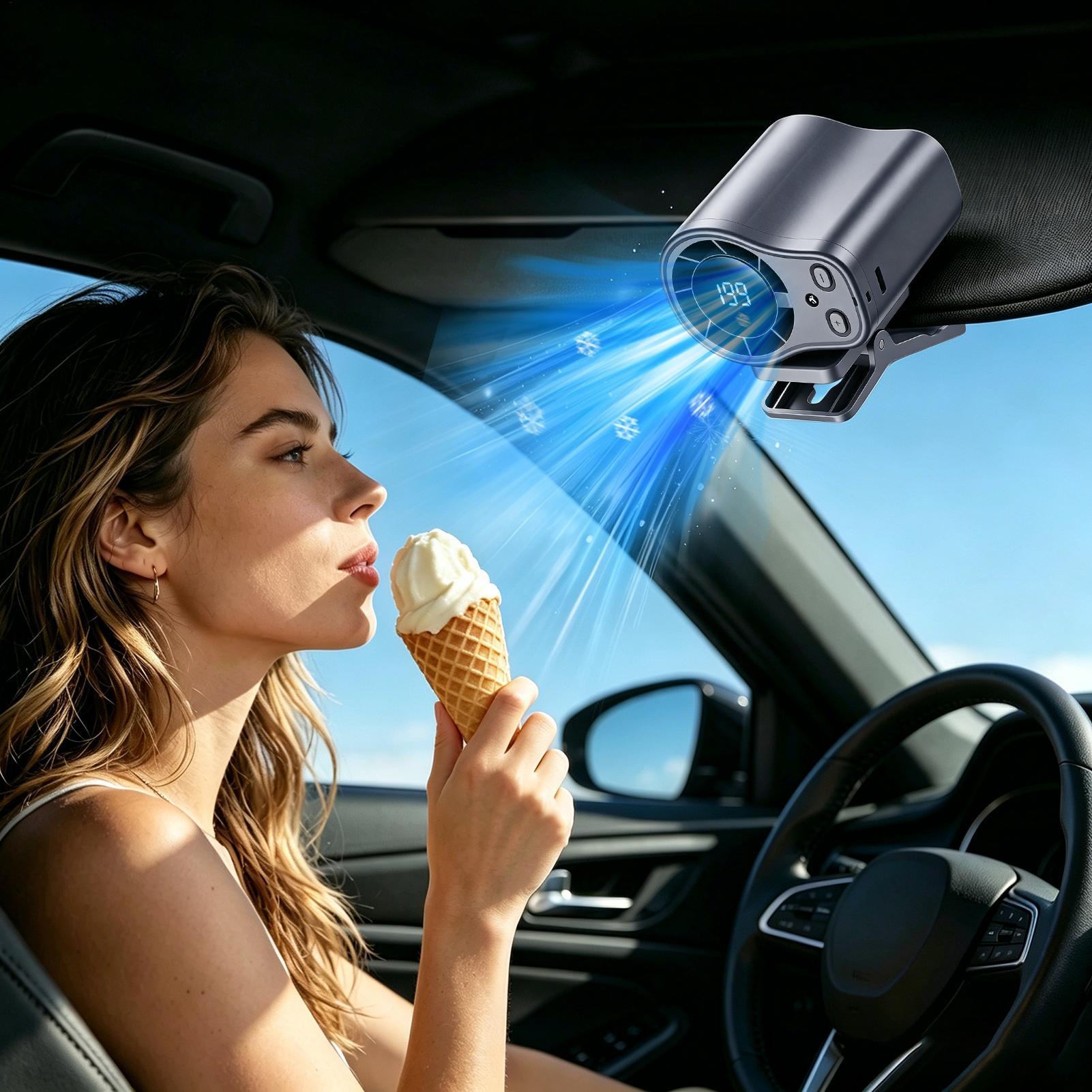 Kipas Mobil Pendingin Semikond - Outdoor Camping Misting Fan ulasan dan harga