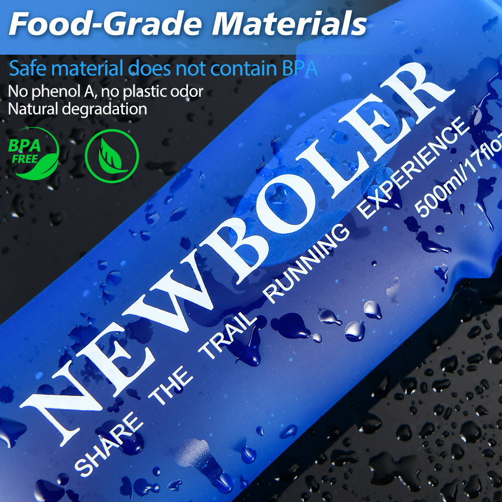 NEWBOLER botol air TPU lipat,  - Collapsible Water Bottle ulasan dan harga