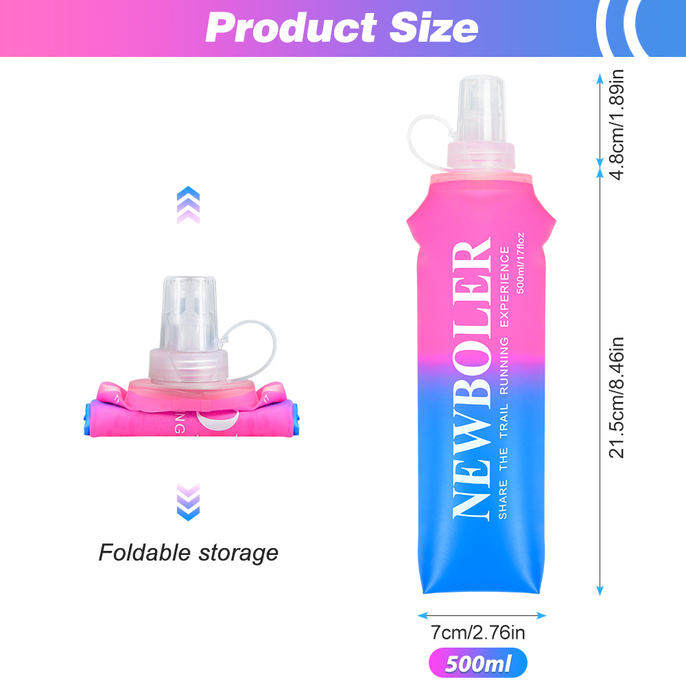 NEWBOLER Botol Air Lipat Botol - Collapsible Water Bottle ulasan dan harga