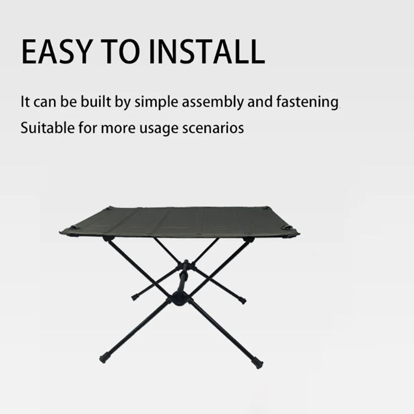 Meja Lipat Kain Oxford untuk B - Outdoor Camping Folding Table ulasan dan harga