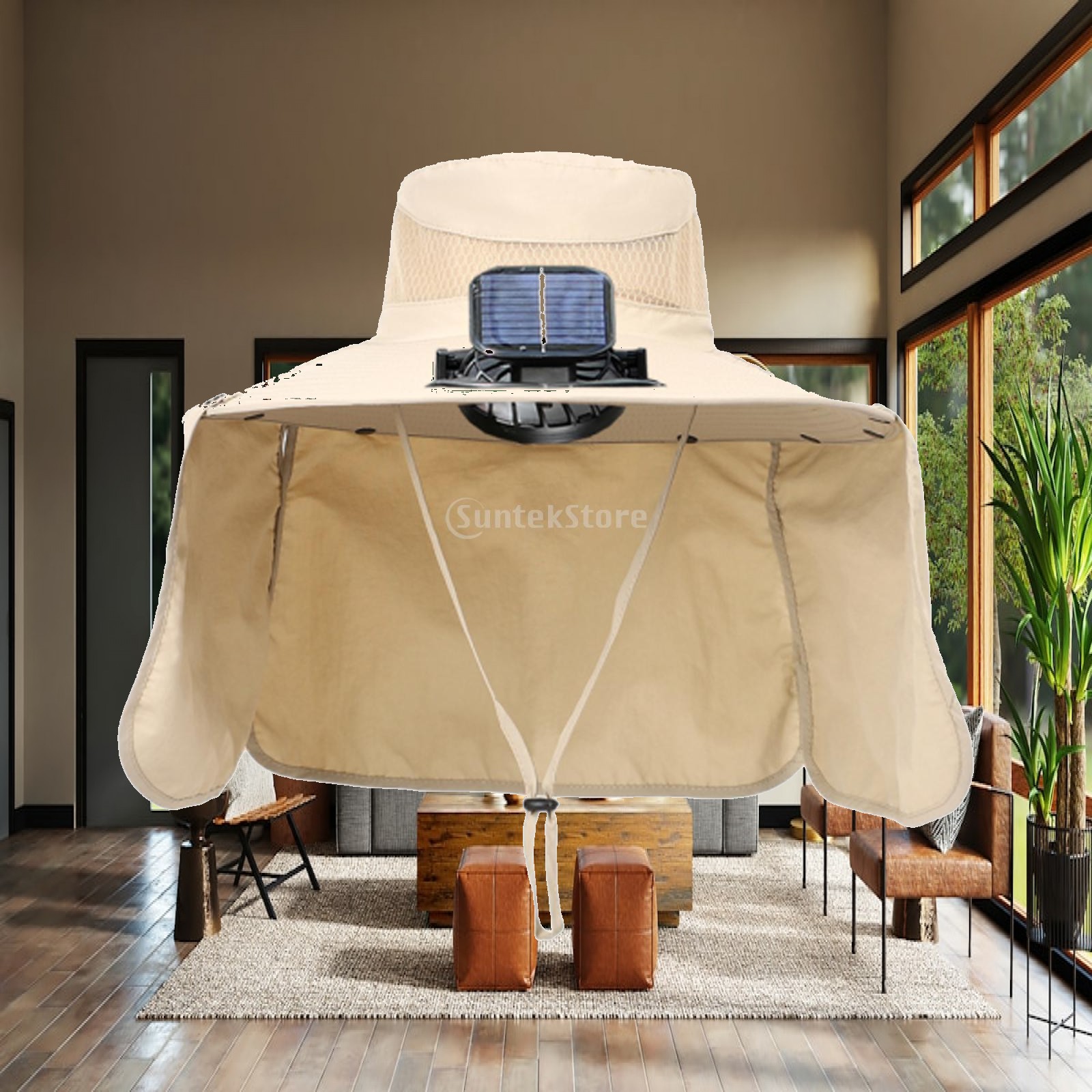 Topi Kipas Pendingin Tenaga Su - Outdoor Camping Show ulasan dan harga