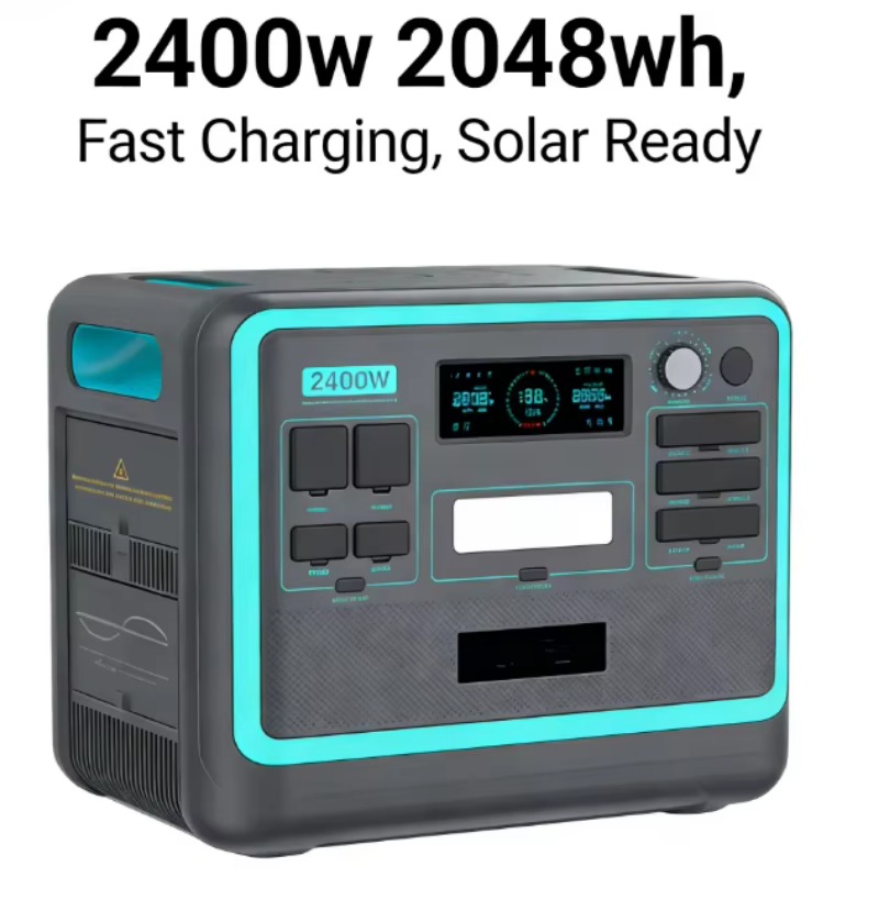 Stasiun Portabel 2400W 2048Wh  - Outdoor Camping Hiking ulasan dan harga