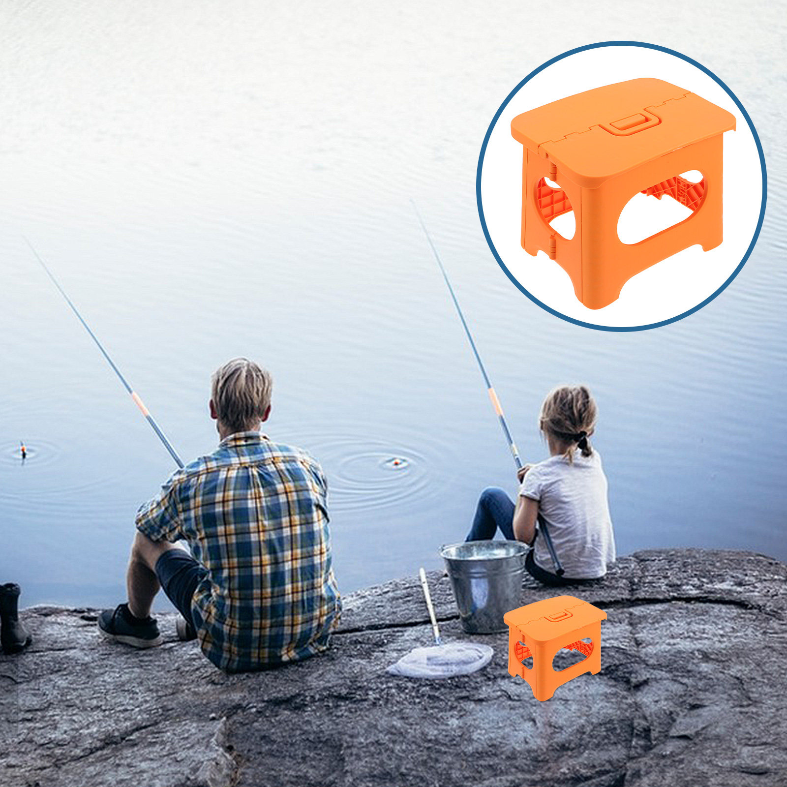 Bangku Lipat Ringan untuk Berk - Outdoor Camping For Kids ulasan dan harga