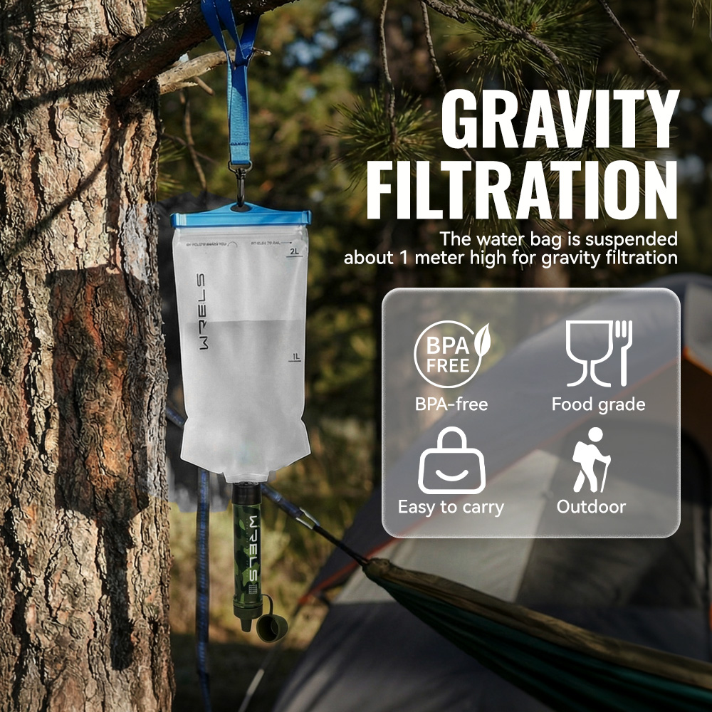 WRELS Set Filter Air Portabel  - Portable Water Filter ulasan dan harga