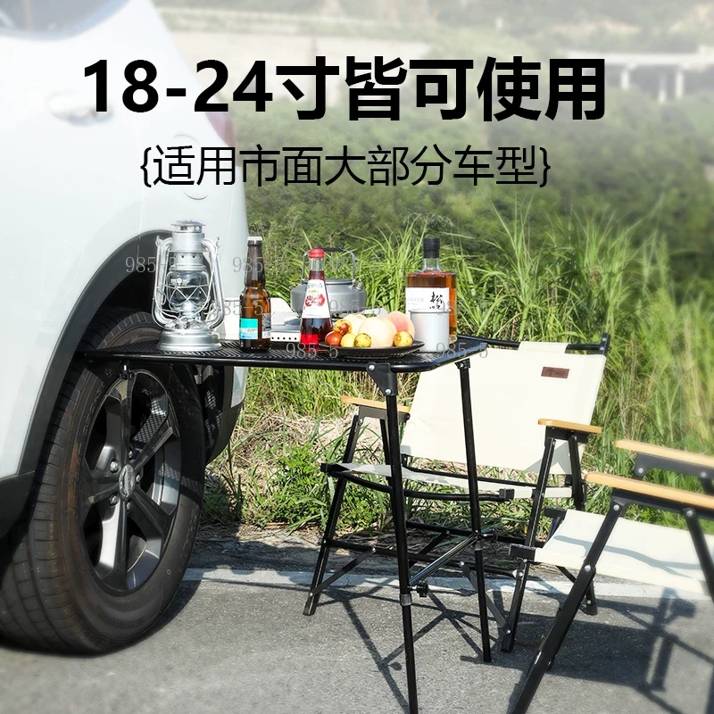 Meja Lipat Portabel Baja Karbo - Outdoor Camping Folding Table ulasan dan harga