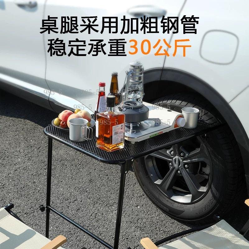 Meja Lipat Portabel Baja Karbo - Outdoor Camping Folding Table ulasan dan harga