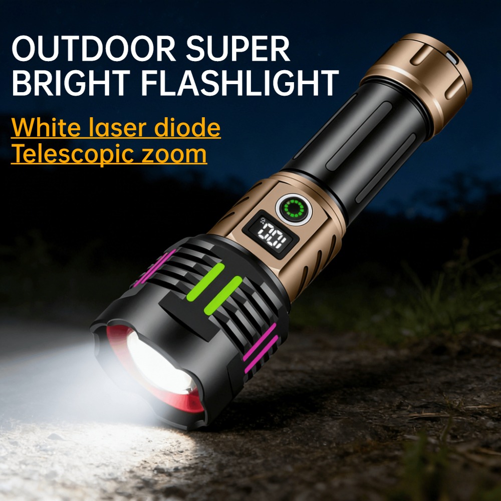 Senter LED Cahaya Putih Super  - Outdoor Camping Lantern ulasan dan harga