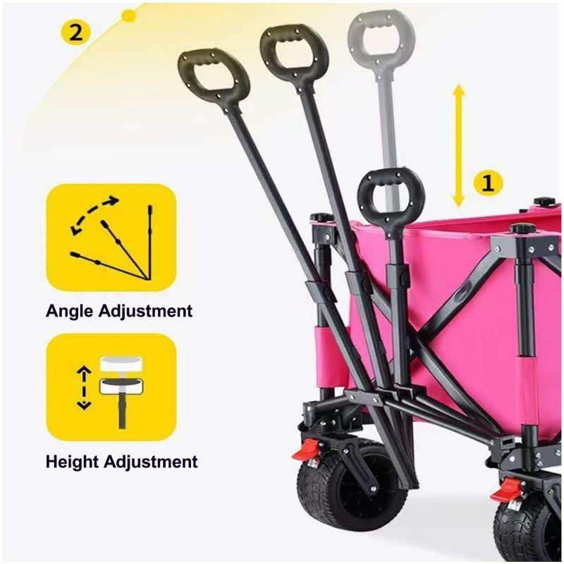 Gerobak Lipat Tugas Berat 420L - Outdoor Camping Folding Table ulasan dan harga