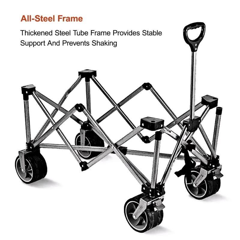 Gerobak Lipat Tugas Berat 420L - Outdoor Camping Folding Table ulasan dan harga